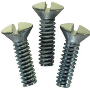 Leviton C21-86000-PRT Standard Wallplate Scerws, 1/2", Ivory Buy Cheap Clearance