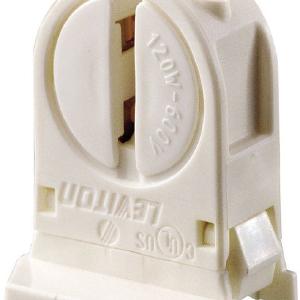 Leviton C30-13654-000 Plastic Bi-Pin Fluorescent Lamp Holder, White Discount 2025 Newest