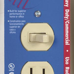 Leviton C21-05225-00I Combination Switch & Duplex Receptacle 15Amp Discount The Cheapest