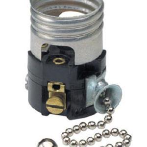 Leviton C21-19980-00M Pull Chain Socket Interior, Single circuit Footlocker For Sale