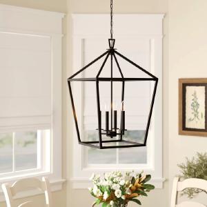 Israel 4 - Light Lantern Geometric Chandelier #LX4198 New Online