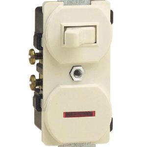 Leviton C21-05226-00I Single Pole Switch With Pilot Light, Ivory Find Great Online