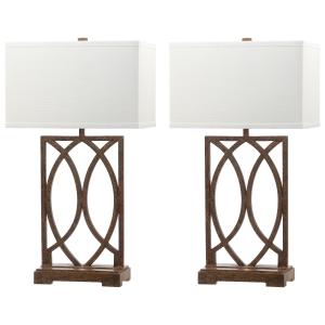 Jago 29.5" Interlocking Arc Table Lamps - Set of 2! - #9040T Outlet Countdown Package