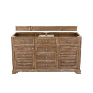 James Martin Savannah 60" Double Bathroom Vanity in Driftwood Free Shipping Best
