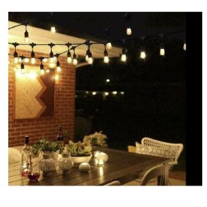 Janette Outdoor 10 - Bulb Solar Powered String Light Outlet Good Selling