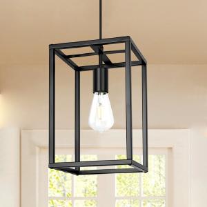 Jairy Modern Industrial Pendant Light Retro Loft Design Lantern Farmhouse Chandelier For Kitchen Island Dining Room Bedroom Entryway Foyer Discount Wiki