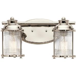 Ashland Bay Two-Light Bathroom Vanity Fixture With Paypal Low Pice
