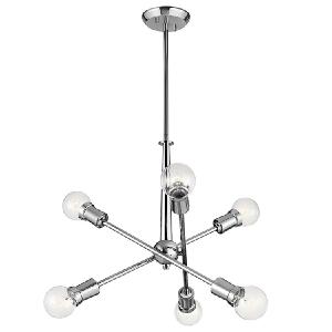 Armstrong Six-Light Chandelier Clearance Pices