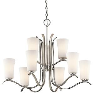 Armida Nine-Light Two-Tier Chandelier Pre Order For Sale