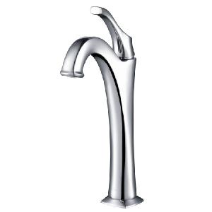 Arlo Chrome Single Handle Vessel Bathroom Faucet with Pop-Up Drain Free Shipping Purchase