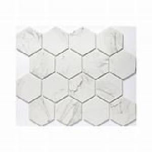 ESMER ECHO CALACATA 3" HEX MOSAIC TILE 10" X 12" $12.95 PER SHEET IN-STORE-PICKUP-ONLY Buy Cheap Pay With Paypal