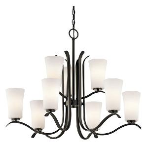Armida Nine-Light Two-Tier Chandelier Cheapest Pice Sale Online