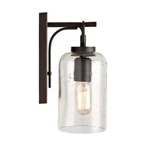 Girardi 1 - Light Dimmable Old Bronze Armed Sconce New For Sale