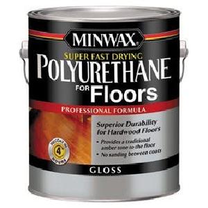 Floor Polyurethane, Super-Fast Drying, Gloss, 1-Gal. With Credit Card Free Shipping