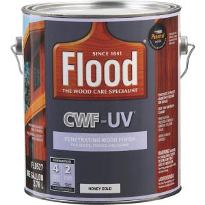 Flood CWF-UV Oil-Modified Fence Deck and Siding Wood Finish, Honey Gold, 1 Gal. Low Pice Fee Shipping Online