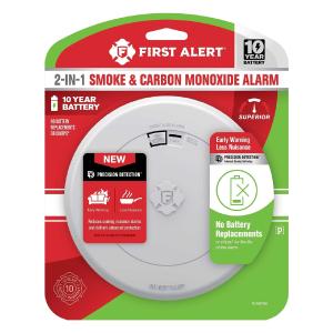 First Alert SMCO210 Sealed 10-Year Battery Combo Smoke and CO Alarm with Slim Profile Design Wholesale Pice Cheap Pice