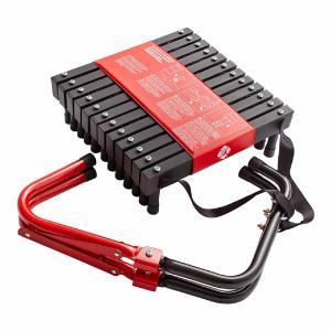 First Alert 14 Ft. Two-Story Fire Escape Ladder, Steel, Anti-Slip Outlet Reliable