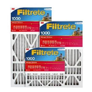 Filtrete MPR 1000 Allergen Defense Air Filters (4" - 6")  25" x 25" x 1" Cheap Pice Outlet Sale