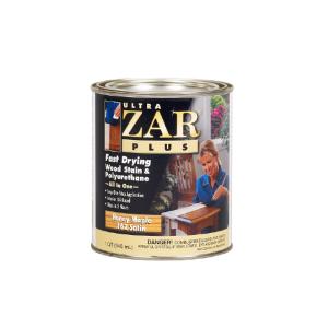 ULTRA ZAR 16212 Plus Fast-Drying Wood Stain and Polyurethane, Honey Maple, 1 Quart Online Online For Sale
