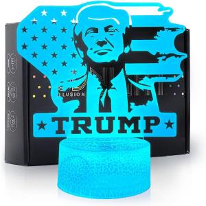 3D LED Night Light Trump 2024, Gift For Trump Fans, Election 2024 Outlet Finishline