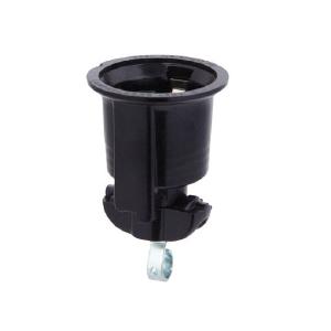 Jandorf 60449 Medium Base Attach-On Socket, Black, 250 Volt Outlet Finishline