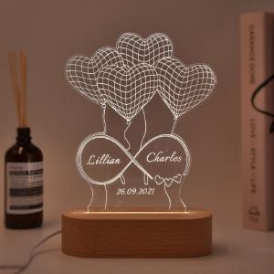 Led Illusion  Lamp with Inifinity Names Many Kinds Of Sale Online