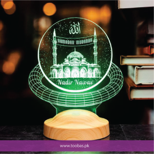 Ramadan Mubarak | Dcor Lamp With Name | Ramadan Gift for Friends For Sale Wholesale Pice