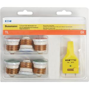 Bussmann 15A to 30A 125V TL Plug Emergency Fuse Kit Release Dates Authentic