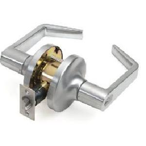 Brushed Chrome Entry Lever Lock Clearance Supply