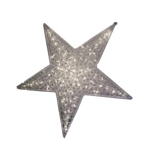 J Hofert 4735-T Christmas LED Lighted Spun Glass Star, 24 Inch Clearance Discounts