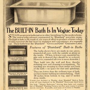 1915 Ad Bathtub Sanitary Standard Conred Recona Piercon Porcelain Fixture HM1 Outlet Best Place