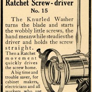 1915 Ad North Bros Mfg. Yankee Tool Screwdriver Vintage - ORIGINAL ILW1 Free Shipping Pay With Visa