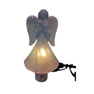 Santas Forest 65605 Light Night Angel, Plastic, White Buy Cheap 2025