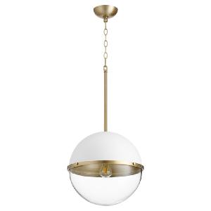 14" Single-Light Globe Pendant Genuine Sale Online