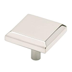 127 Series 1-1/2" Beveled Square Cabinet Knob Outlet Locations Cheap Online