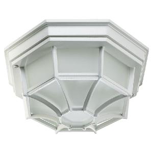 11" Single-Light Cast Aluminum Outdoor Flush Mount Ceiling Fixture Cheap Sale Many Kinds Of