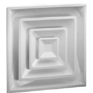 (2 Pack) Airmate - 03970012CW - 1301 24" x 24" -12 White 3 Cone Face Diffuser with Damper Buy Cheap Visit New