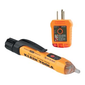Klein Tools NCVT1XTKIT Non-Contact Voltage and GFCI Receptacle Premium Test Kit Discounts Sale Online