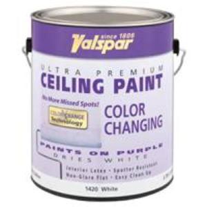 Valspar 027.0001420.007 Color Changing Ceiling Paint, 1 Gallon, White Free Shipping Best Store To Get