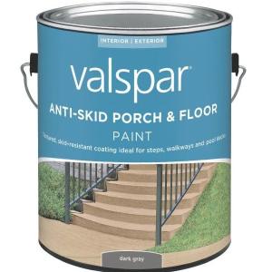 Valspar 024.0082031.007 Anti-Skid Porch & Floor Paint, Gallon, Dark Gray Cheap Free Shipping