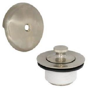 Bath Drain Kit With Lift & Turn Stopper, Brushed Nickel 2025 Cheap Online
