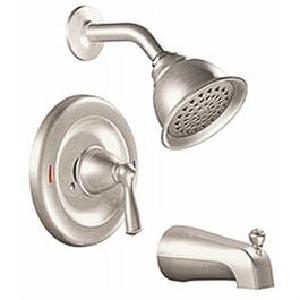Banbury Tub / Shower Faucet Handle, Spout & Showerhead, Brushed Nickel Very Cheap Cheap Online