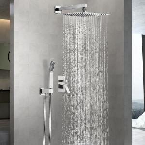 12" Rainfall Shower Head Complete Shower System with Rough-in Valve Cheap Pice Outlet