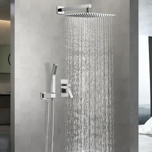 12" Rainfall Shower Head Complete Shower System with Rough-in Valve Discount Pices