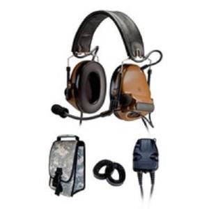 3M(TM) Peltor(TM) COMTAC(TM) III KIT - DUAL COMM - BACK BAND - COYOTE BROWN- RADIOS: AN/PRC-148, AN/PRC-152, AN/PRC-117, AN/PRC-119 Outlet Newest