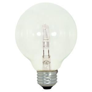 Satco S2437 G25 Decorative Globe Light Bulb, 43 Watt, Clear Discounts Cheap Pice