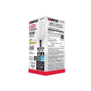 Satco S21278 B11 Filament LED Bulb, Warm White Best Sale For Sale