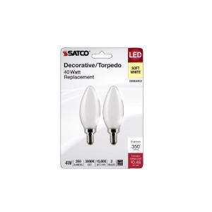 Satco S21824 B11 E12 Filament LED Bulb, Soft White Cheap Sale Wiki