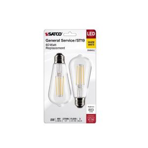 Satco S21870 ST19 Filament LED Bulb, E26 (Medium) Cheap Sale Purchase