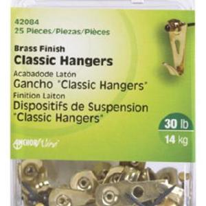 Hillman Fasteners 42084 Picture Hangers - Brass Cd/25 Clearance Online